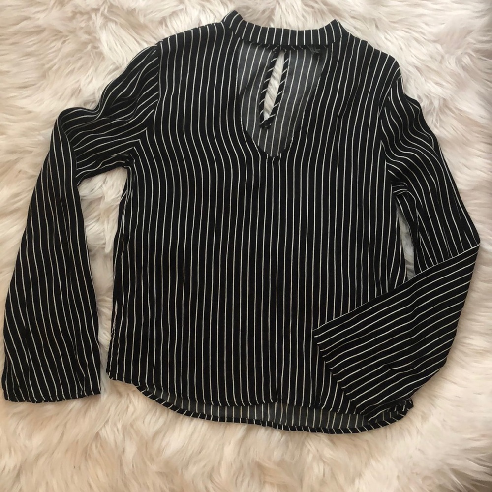 Forever 21 Black and White Blouse
